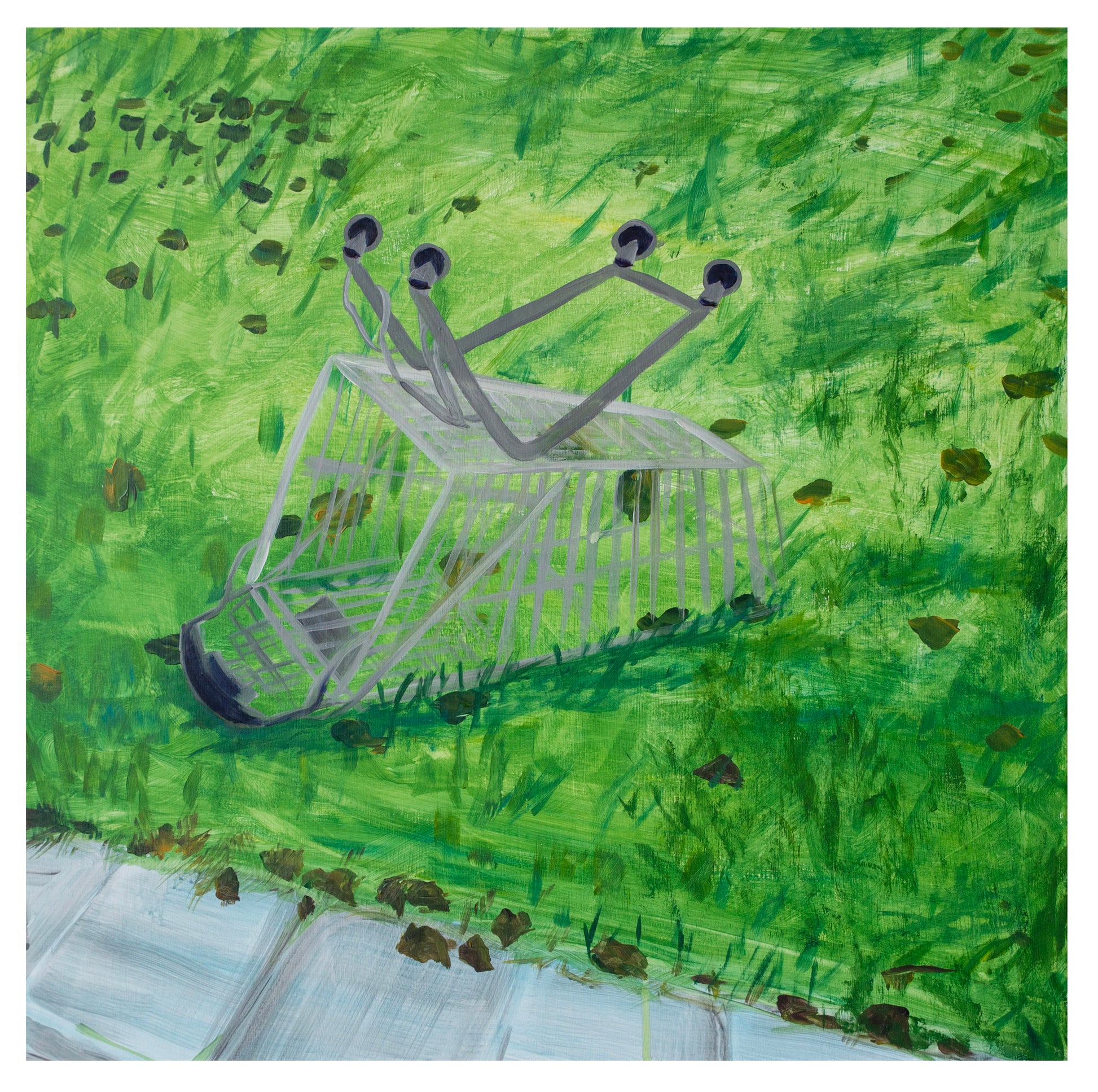 Paradise <br><small> 60 x 60 cm, acrylic on canvas, €600 </small>