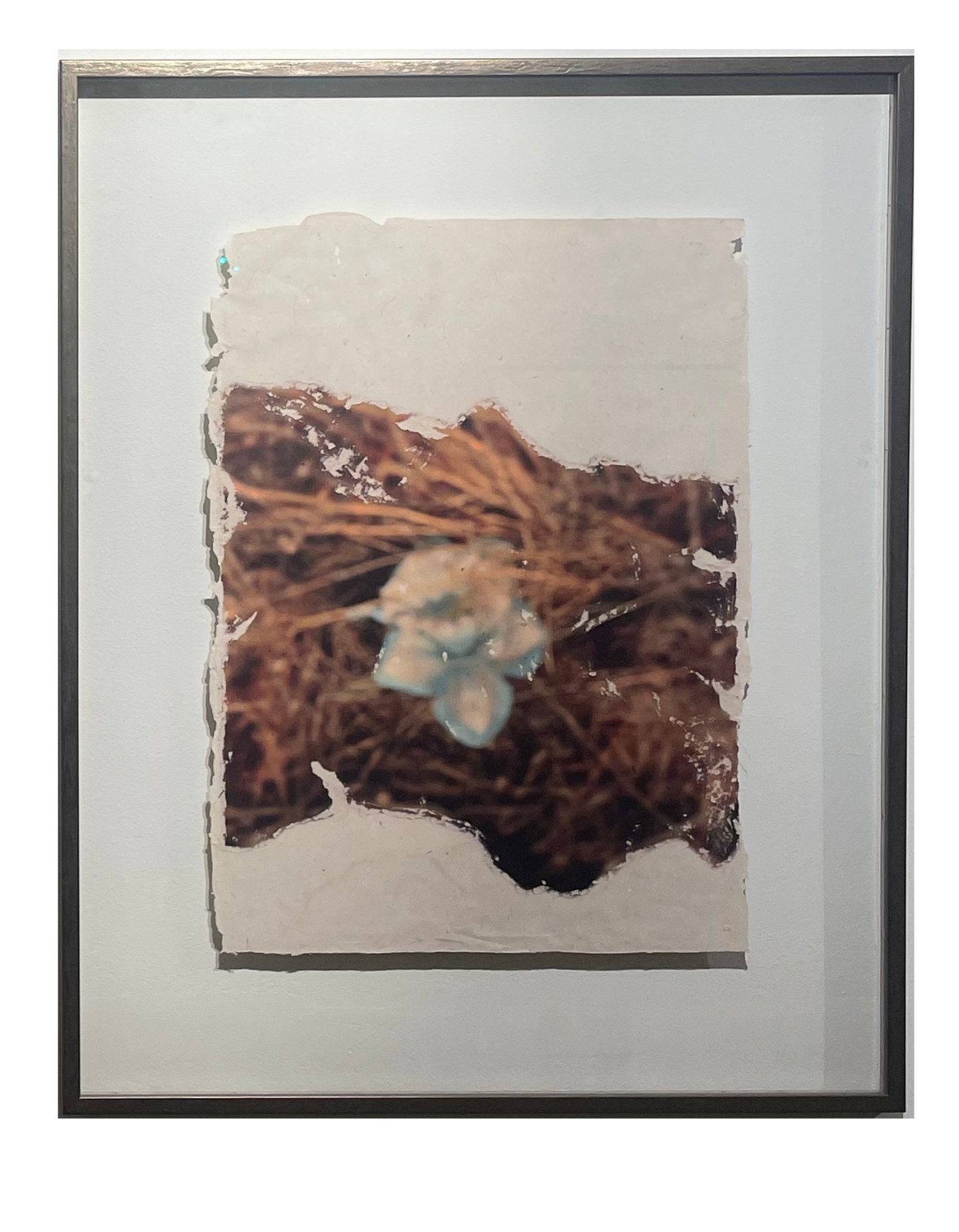 Real de Catorce II <br><small> handmade paper (mais, papyrus, agave, tule, cotton), mixed printing techniques, 69 x 89 cm, €875</small>