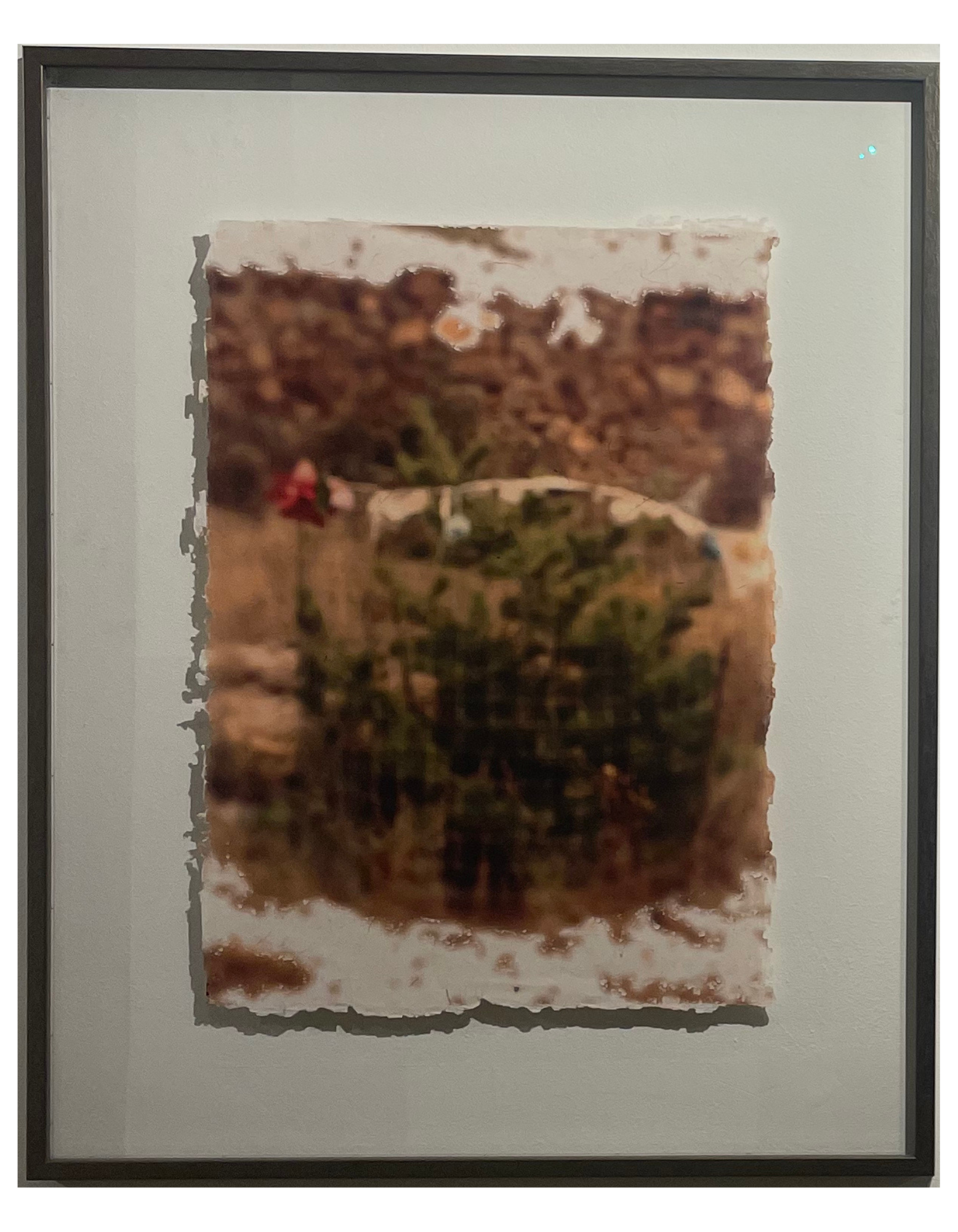 Real de Catorce I <br><small> handmade paper (mais, papyrus, agave, tule, cotton), mixed printing techniques, 69 x 89 cm, €875</small>