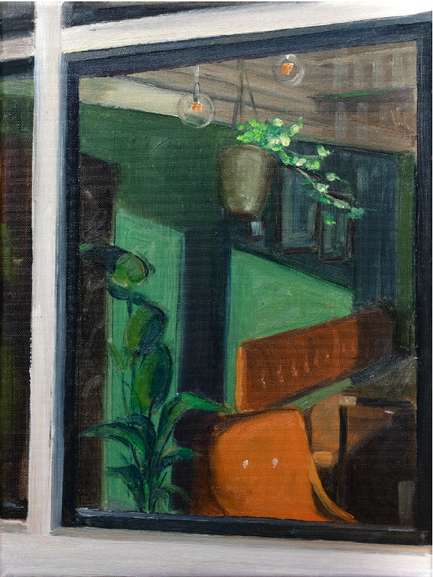 1011 CV <br><small> oil on canvas, 30 x 40 cm, €900</small>