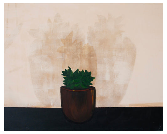 Shadow 1 <br><small> 100 x 80 cm, acrylic on canvas, €800 </small>