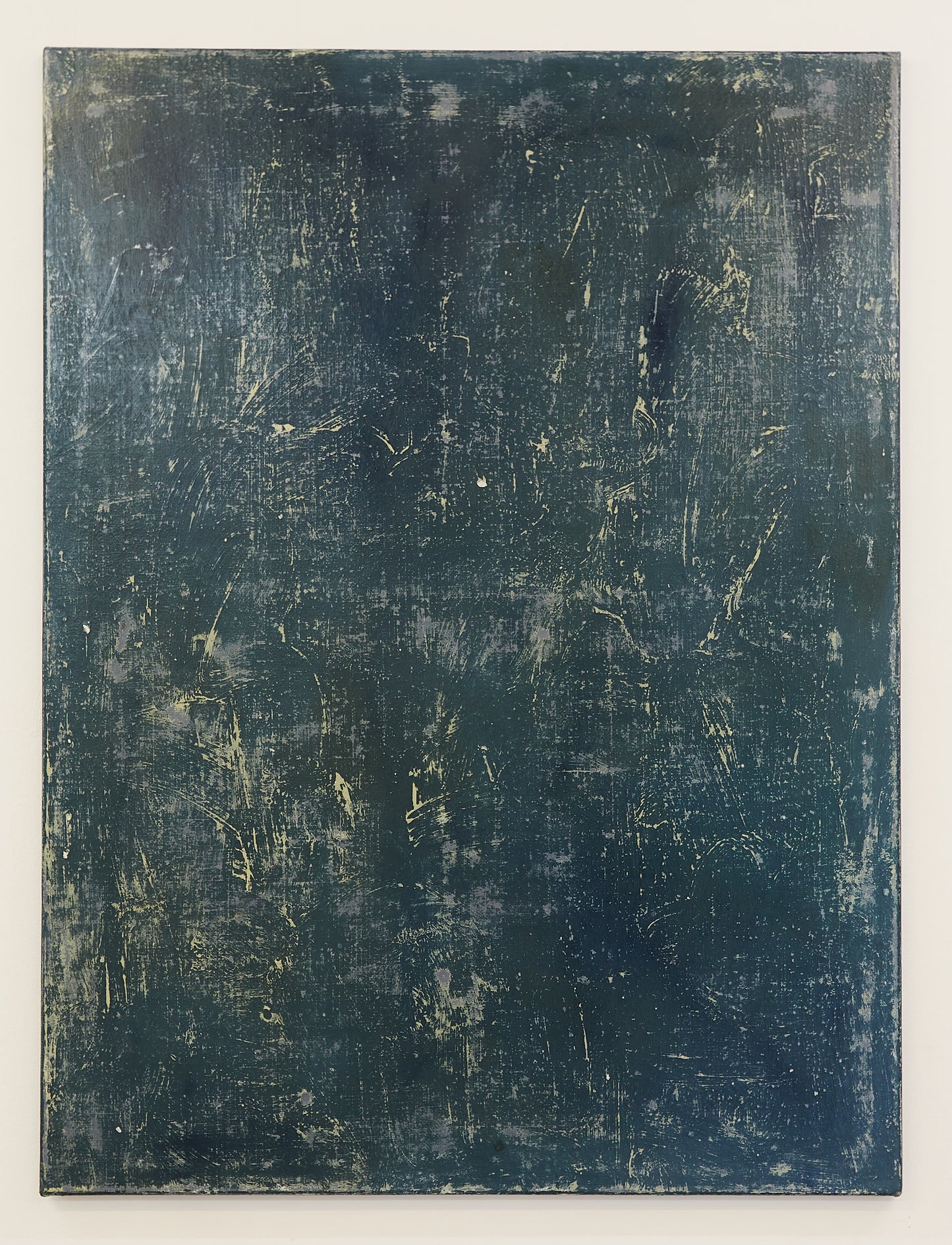 Ageing I (Don’t Grow Old) <br><small> Acryl and plaster on burlap, 90 x 120 cm, €1575</small>