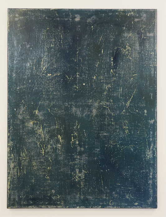 Ageing I (Don’t Grow Old) <br><small> Acryl and plaster on burlap, 90 x 120 cm, €1575</small>