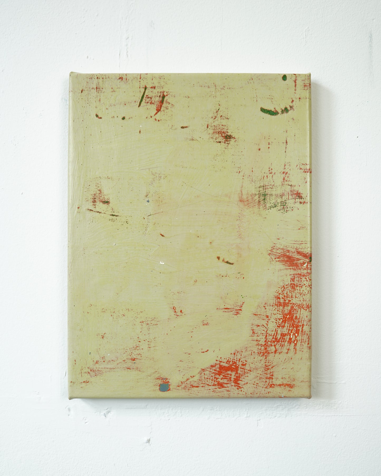 Ageing IV <br><small> Exterior paint on linen, 30 x 40 cm, €525</small>