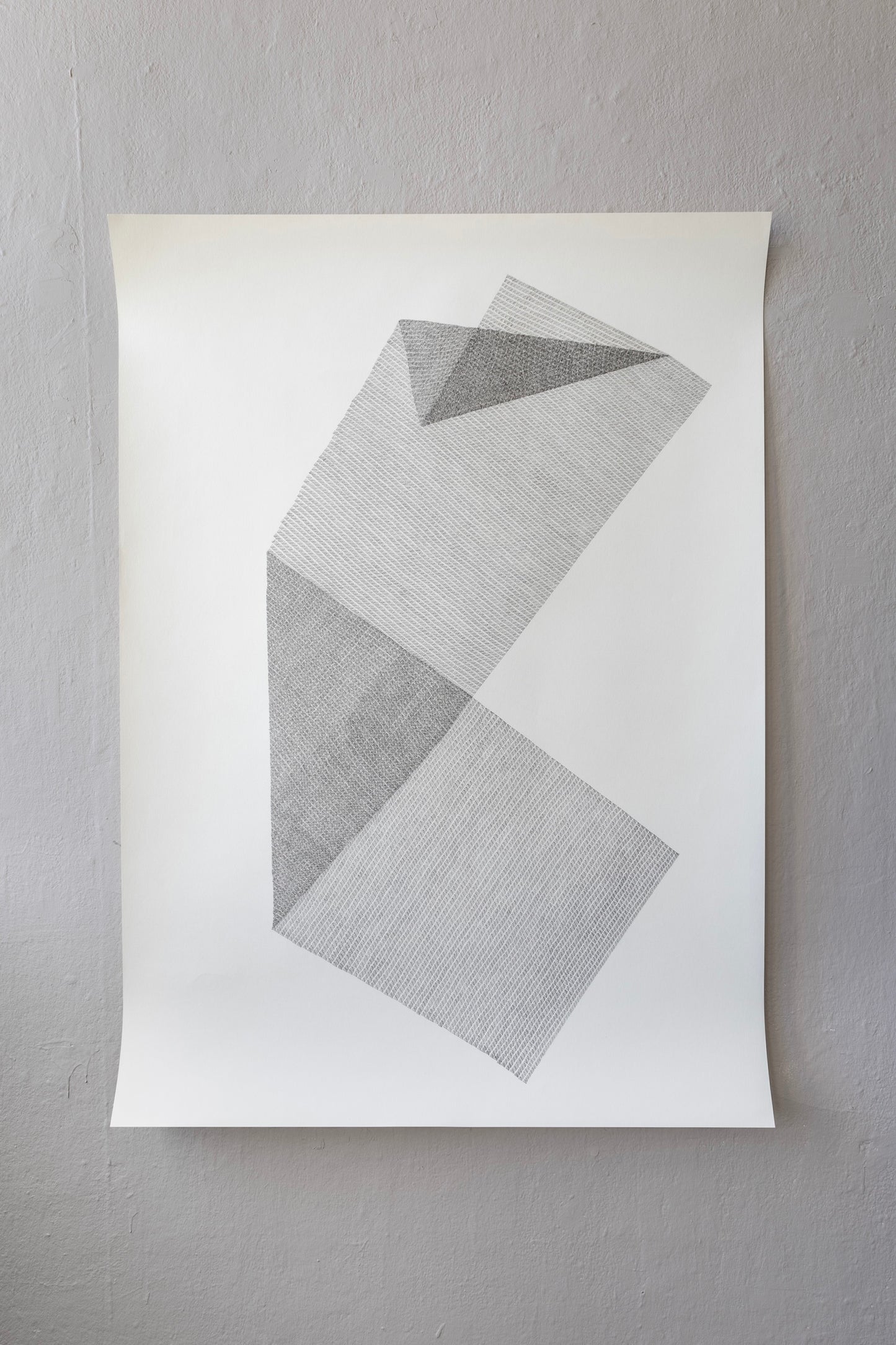 Traces 2<br><small> Edition of 6, material paper, ink<br> Dimensions<br> 
100x140 is 1950€ (without frame)<br>
60x40 is 750€ (with frame)<br>
40x30 is 450€ (with frame)</small>
