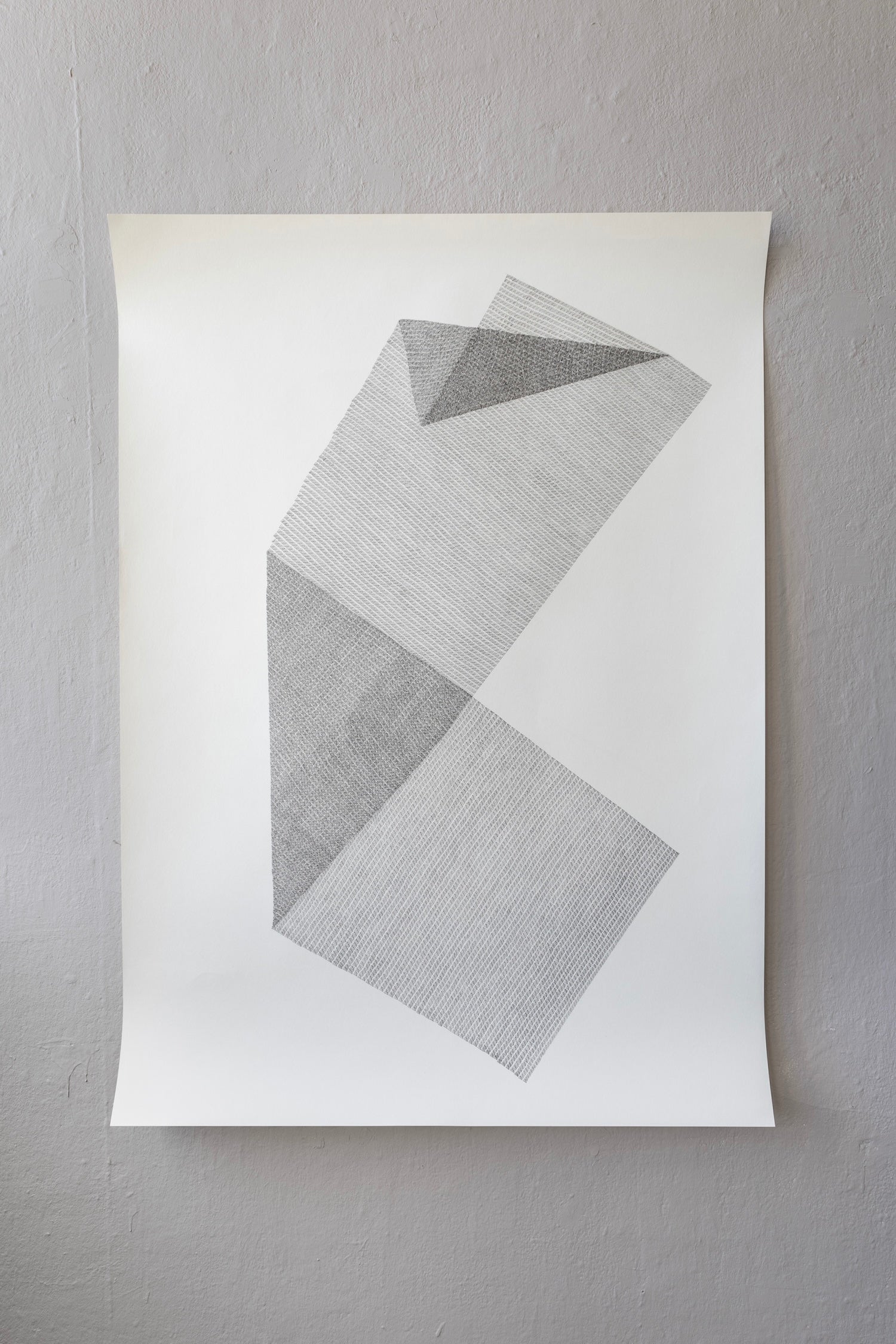 Traces 2<br><small> Edition of 6, material paper, ink<br> Dimensions<br> 
100x140 is 1950€ (without frame)<br>
60x40 is 750€ (with frame)<br>
40x30 is 450€ (with frame)</small>