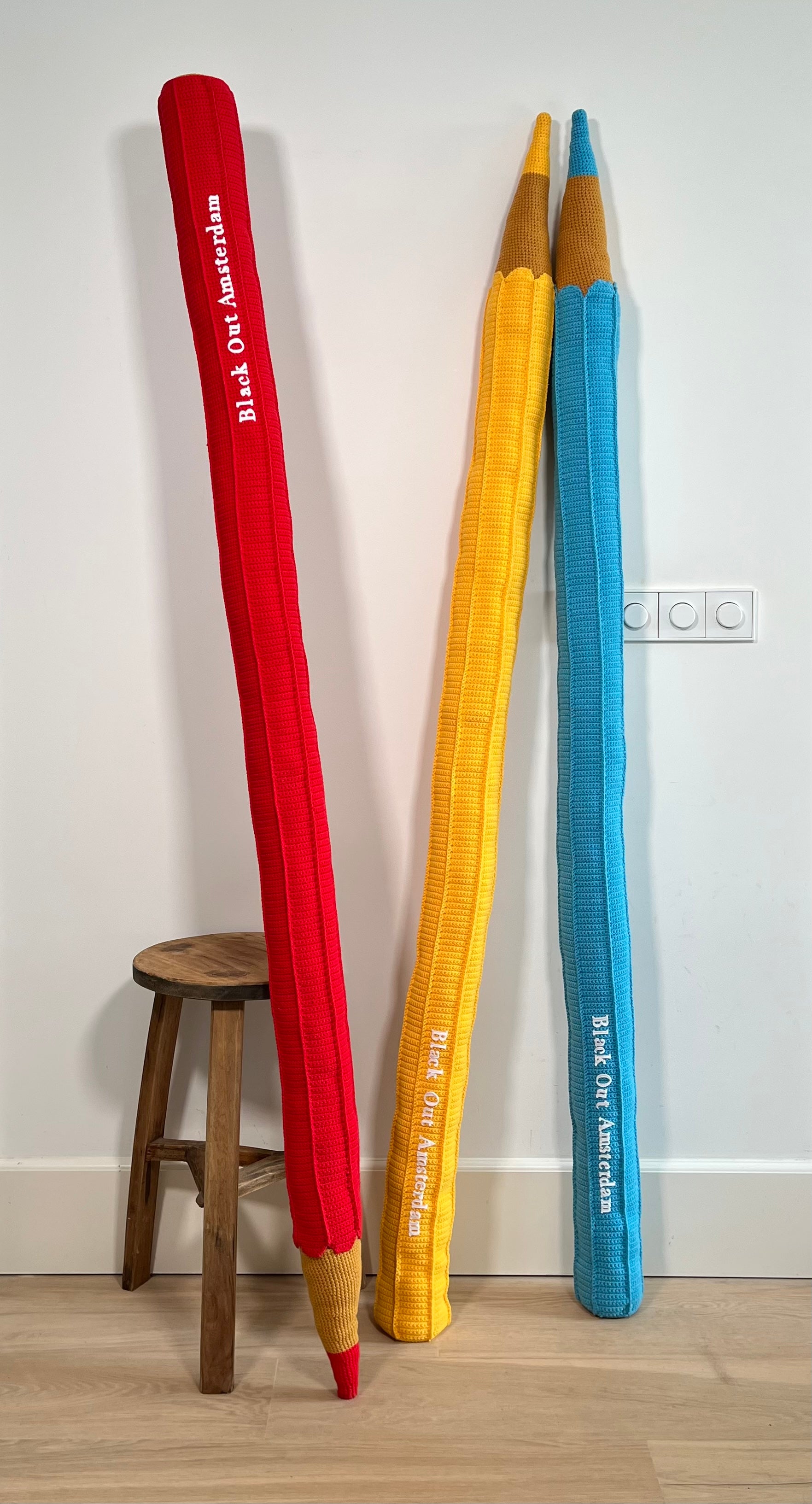 Pencil  <br><small> Crochet, 185 cm, €850 each</small>