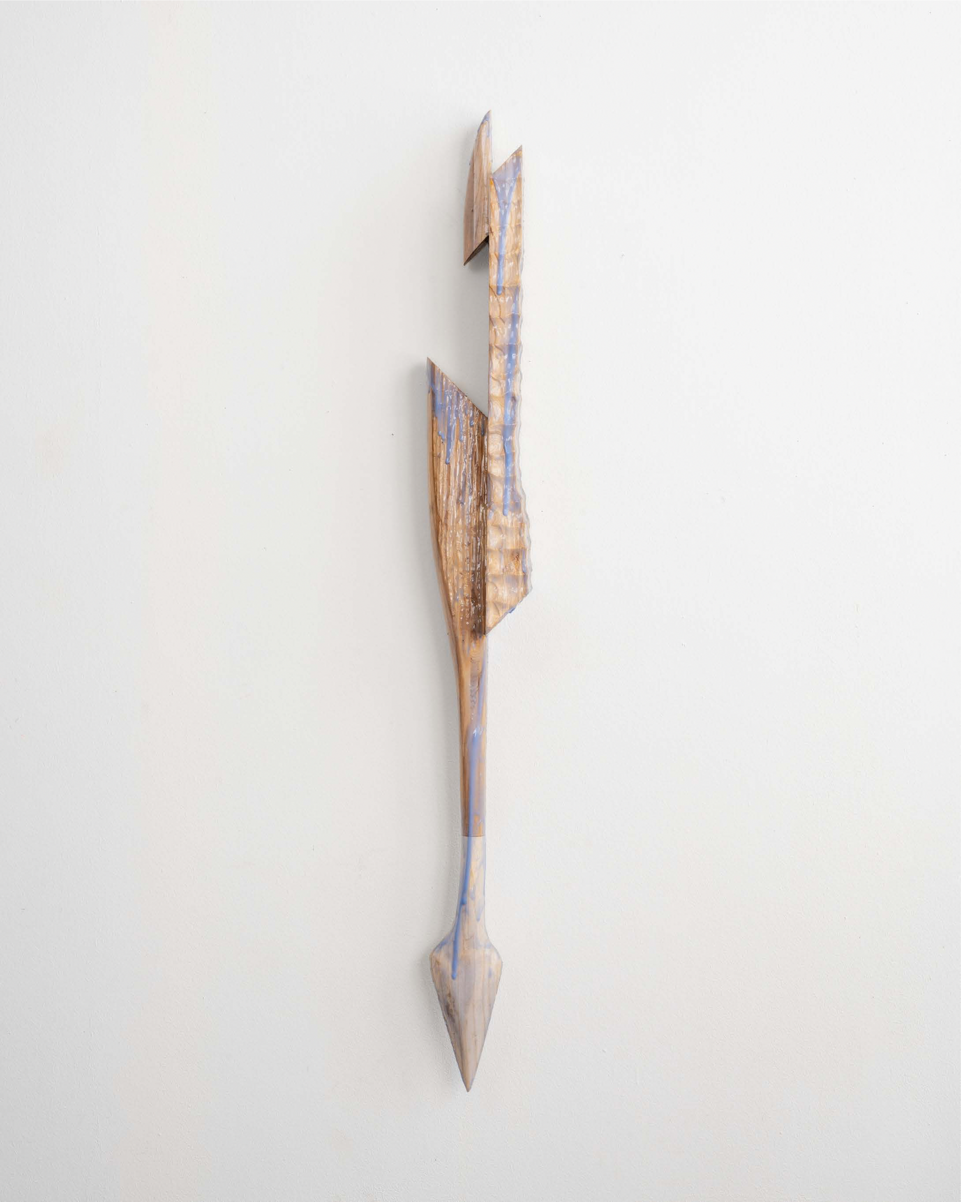 titel: Arrow, 2025
materiaal: essen, iepen, siliconen (ash, elm, silicone)
Maat: 120 x 15 x 25 cm
Prijs: 1620,00