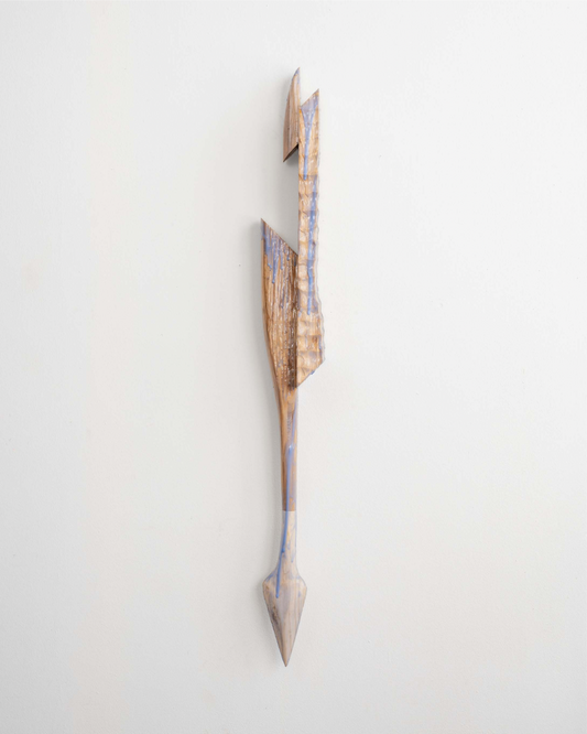 titel: Arrow, 2025
materiaal: essen, iepen, siliconen (ash, elm, silicone)
Maat: 120 x 15 x 25 cm
Prijs: 1620,00