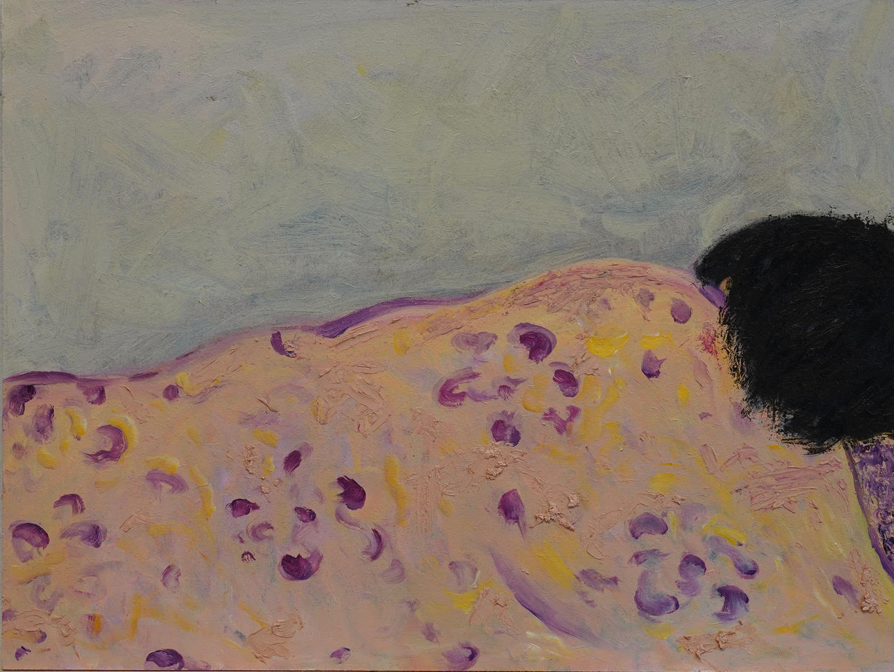 Untitled, 2024 <br><small> oil on board, 40 x 30 cm, €750 </small>